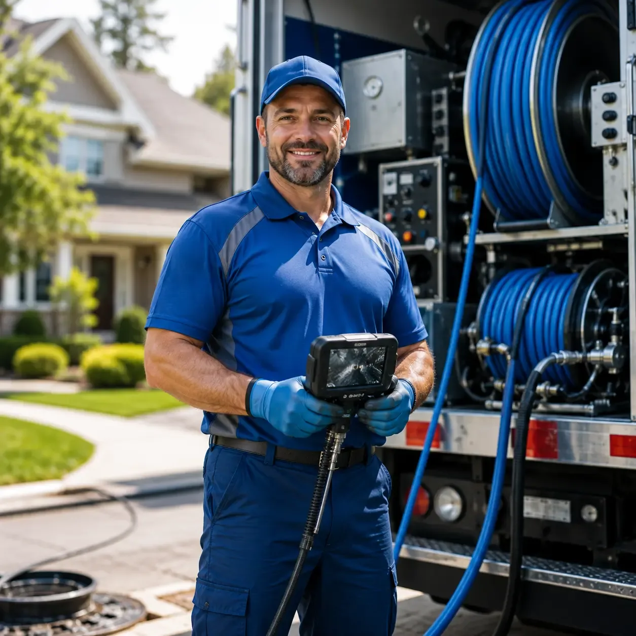 Local outdoor drain cleaning specialists in Burnsville, MS